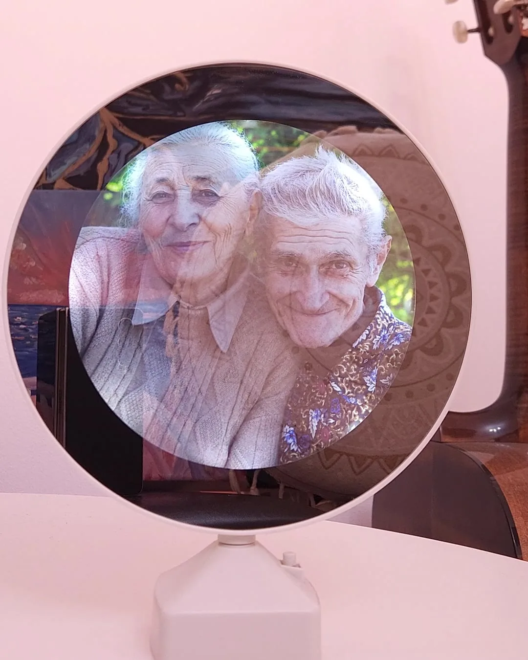 Oglinda personalizata cu poza printata, cadou de multumire